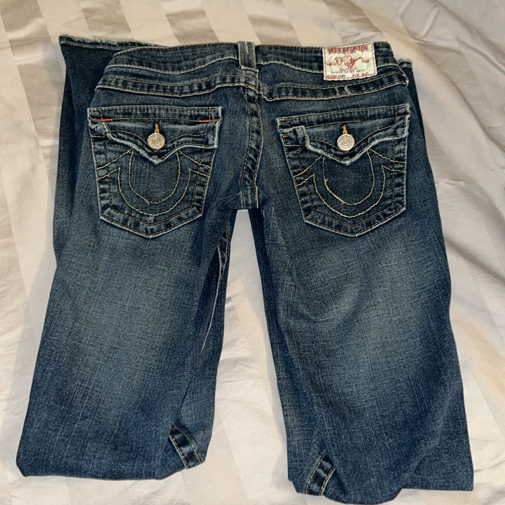 True Religion Jeans Size 27 Flare - Picture 3 of 5